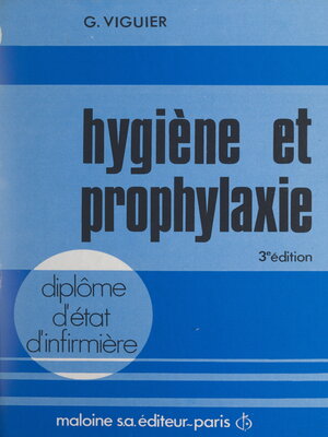 cover image of Hygiène et prophylaxie